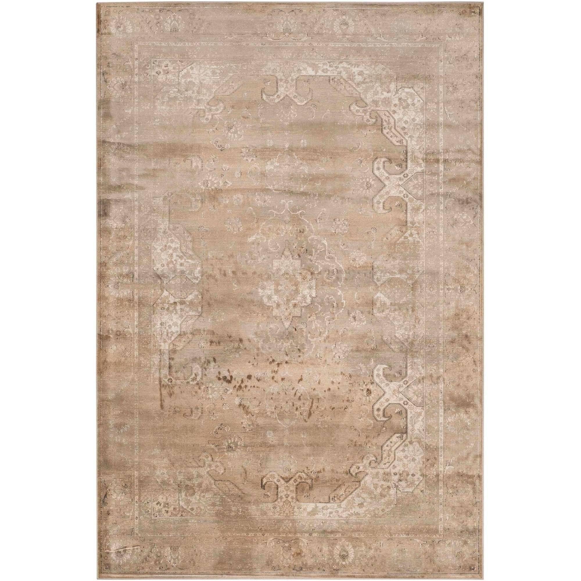 Vintage VTG137 Power Loomed Indoor Area Rug - Mouse - 4'x5'7" - Safavieh.