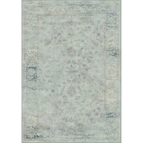 Elysian Light Blue Hand-Knotted Viscose 8' x 10' Area Rug