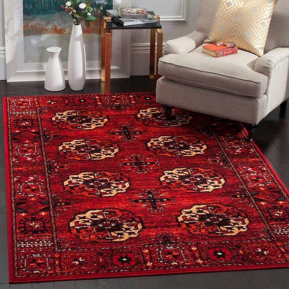 Vintage Hamadan VTH212 Power Loomed Indoor Area Rug - Red/Multi - 6'7"x9' - Safavieh