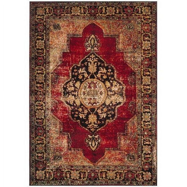 Vintage Hamadan VTH219 Power Loomed Indoor Runner Rug - Red/Multi - 2'3"x8' - Safavieh
