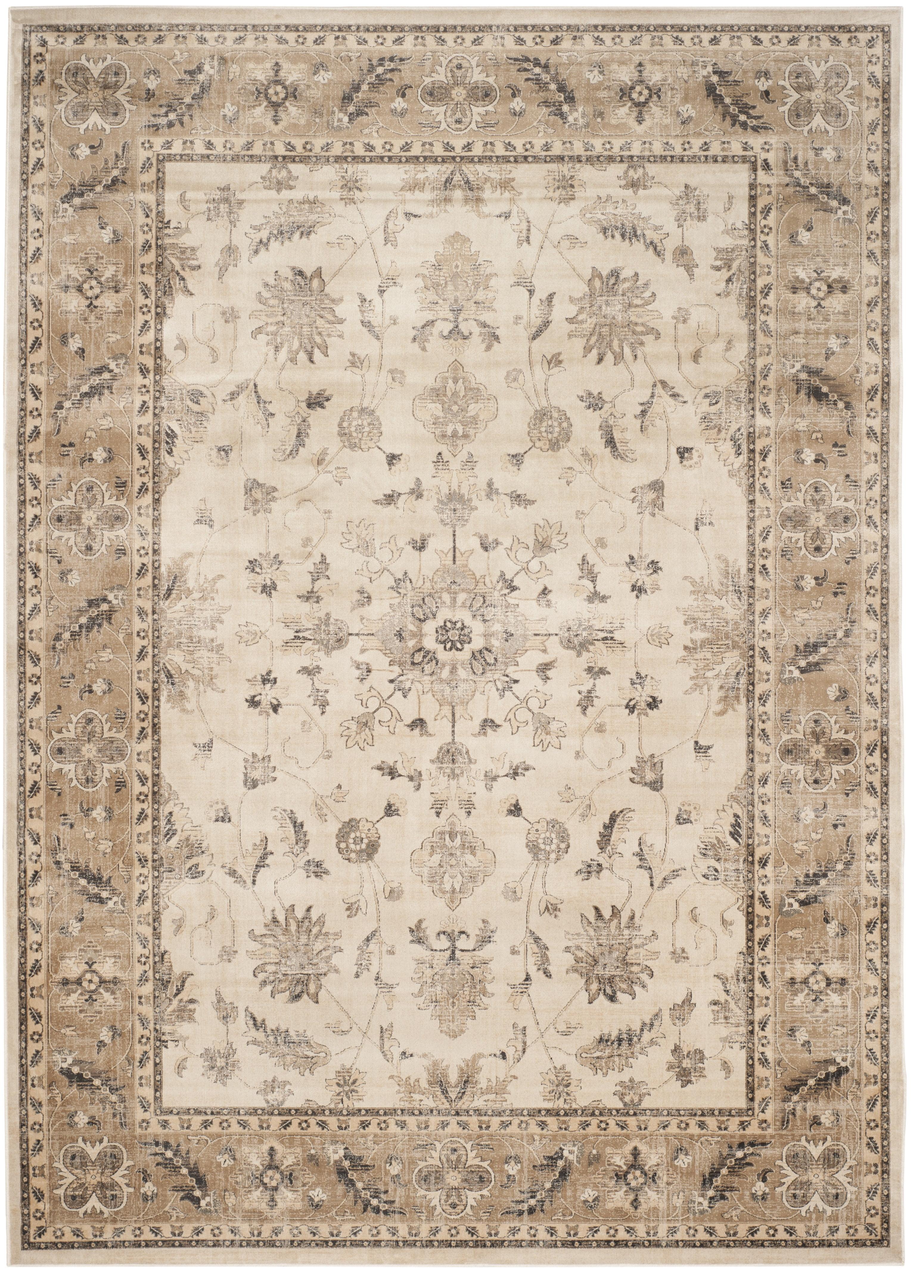 Vintage VTG168 Power Loomed Indoor Accent Rug - Stone/Caramel - 3'3"x5'7" - Safavieh.
