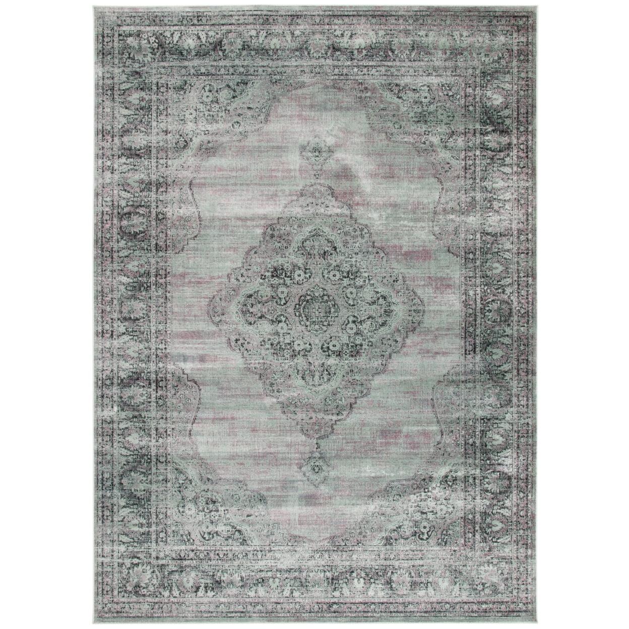 Elysian Light Blue Hand-Knotted 2'7" x 4' Viscose Area Rug