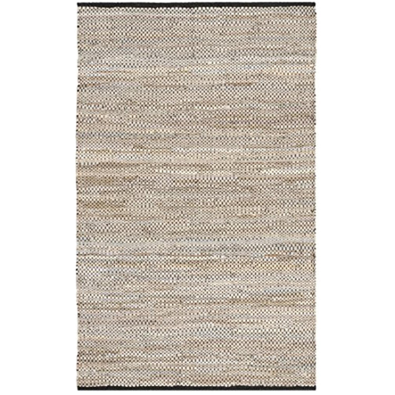 Vintage Leather VTL104 Hand Woven Indoor Accent Rug - Beige - 2'x3' - Safavieh
