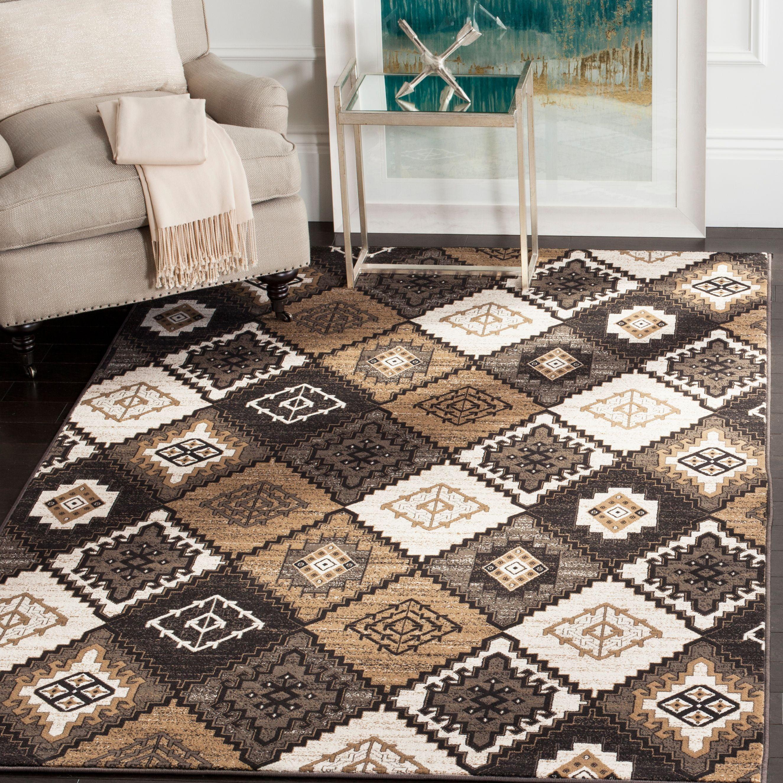 Reversible Black & Ivory Viscose 9' x 12' Transitional Area Rug