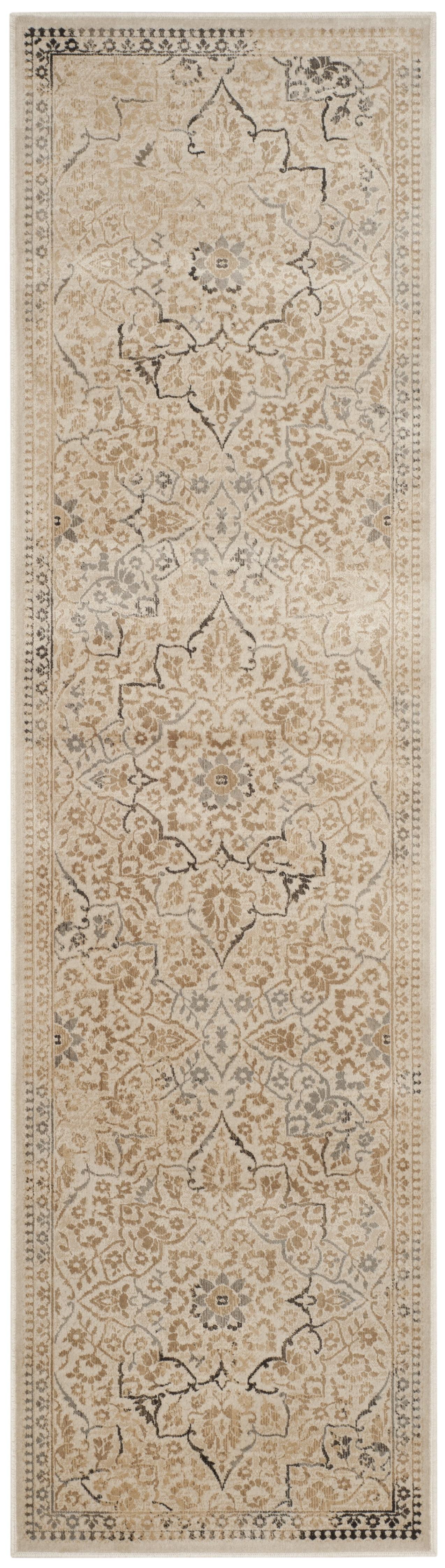 Vintage VTG175 Power Loomed Indoor Runner Rug - Creme - 2'2"x8' - Safavieh.