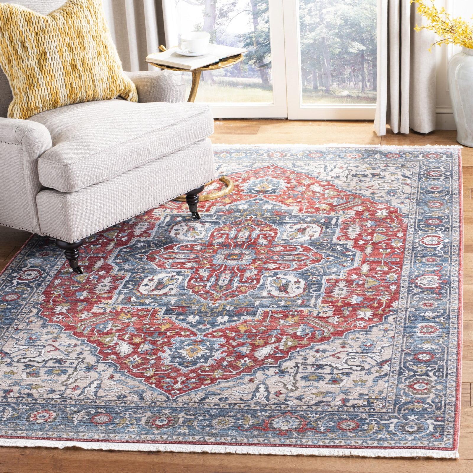Vintage Persian VTP479 Power Loomed Area Rug - Red/Blue - 8'x10' - Safavieh.