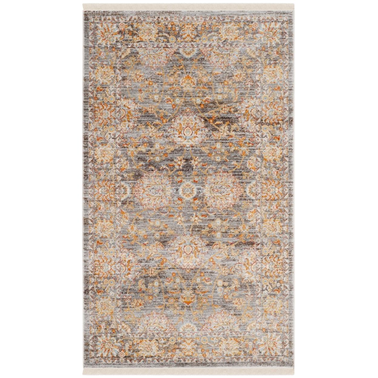 Vintage Persian VTP469 Power Loomed Indoor Accent Rug - Light Brown/Multi - 3'x5' - Safavieh