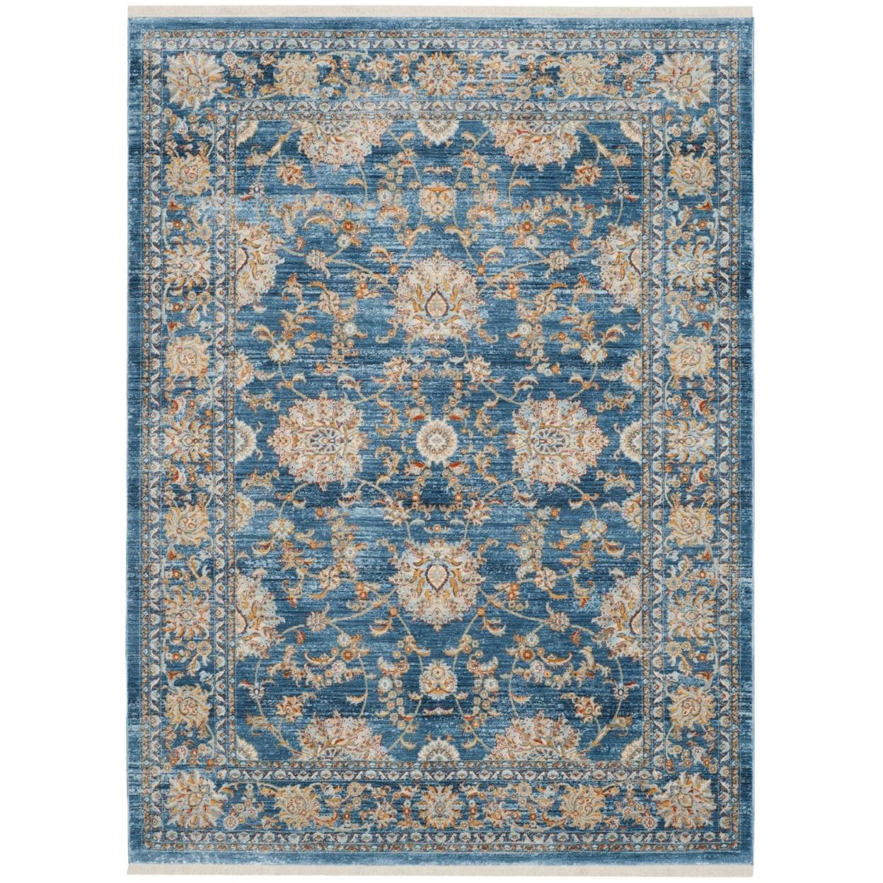 Vintage Persian VTP469 Power Loomed Indoor Area Rug - Turquoise/Multi - 5'x7'6" - Safavieh.