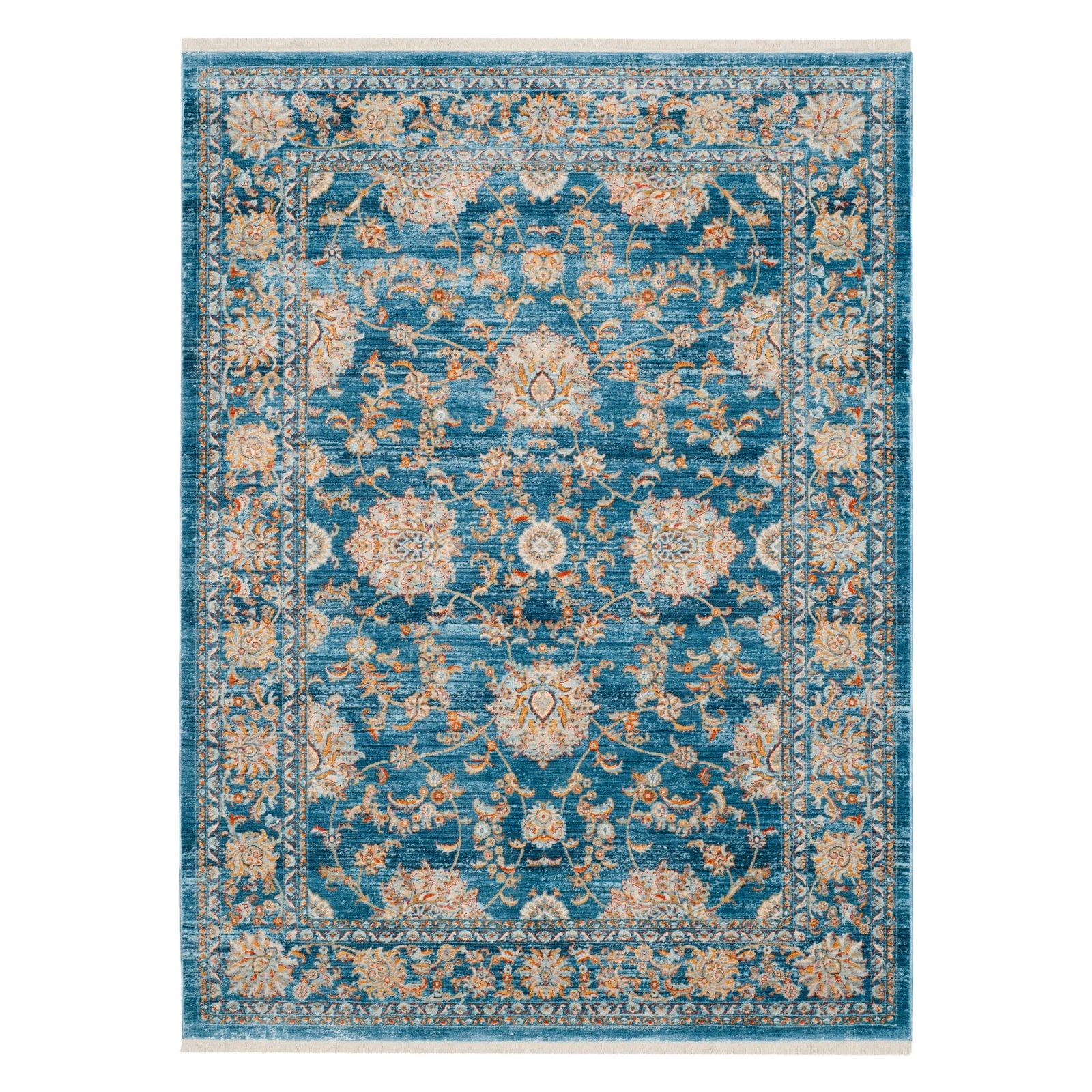 Vintage Persian VTP469 Power Loomed Indoor Area Rug - Turquoise/Multi - 8'x10' - Safavieh.