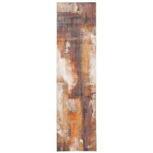 Vintage Persian VTP456 Power Loomed Runner Rug - Rust/Gold - 2'2"x8' - Safavieh.