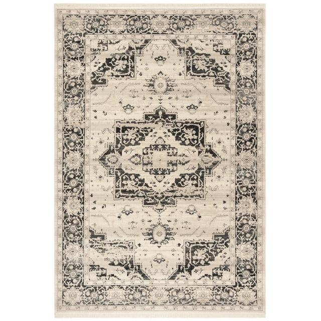 Vintage Persian VTP447 Power Loomed Indoor Area Rug - Grey/Blue - 5'x7'6" - Safavieh
