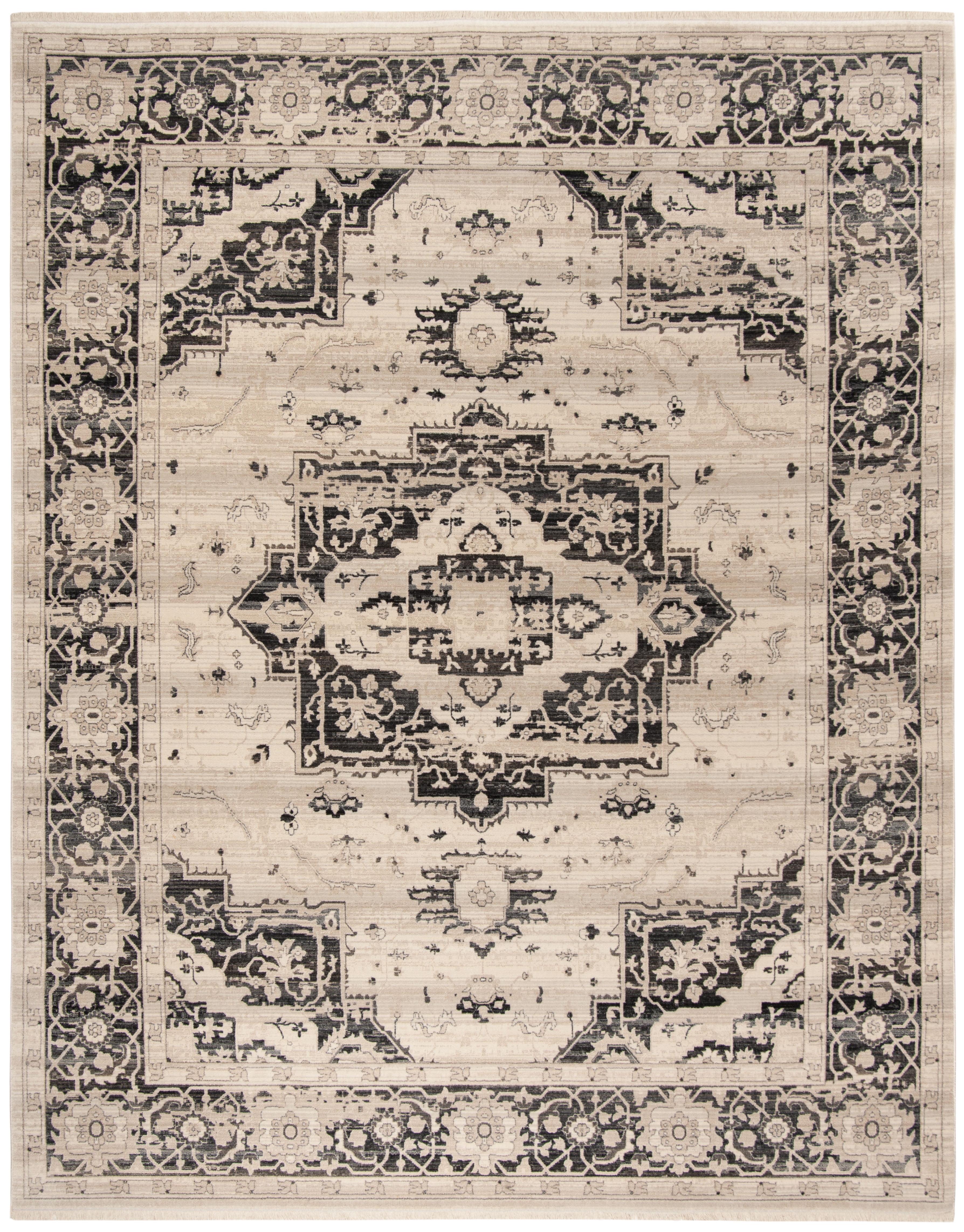 Vintage Persian VTP447 Power Loomed Indoor Area Rug - Grey/Blue - 8'x10' - Safavieh