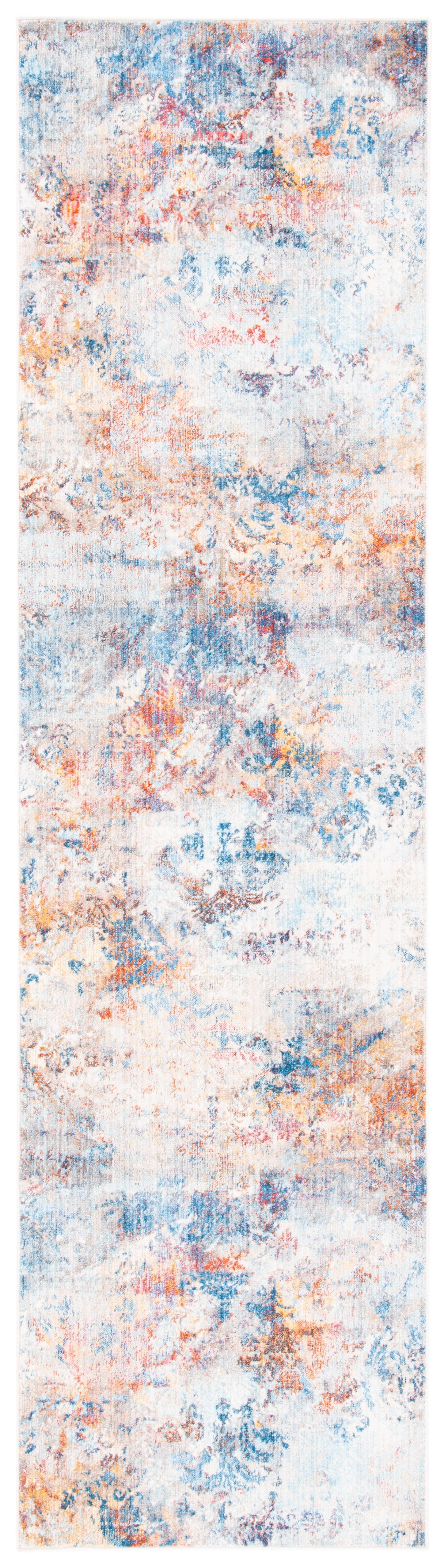 Vintage Persian VTP420 Power Loomed Indoor Runner Rug - Blue/Beige - 2'2"x8' - Safavieh