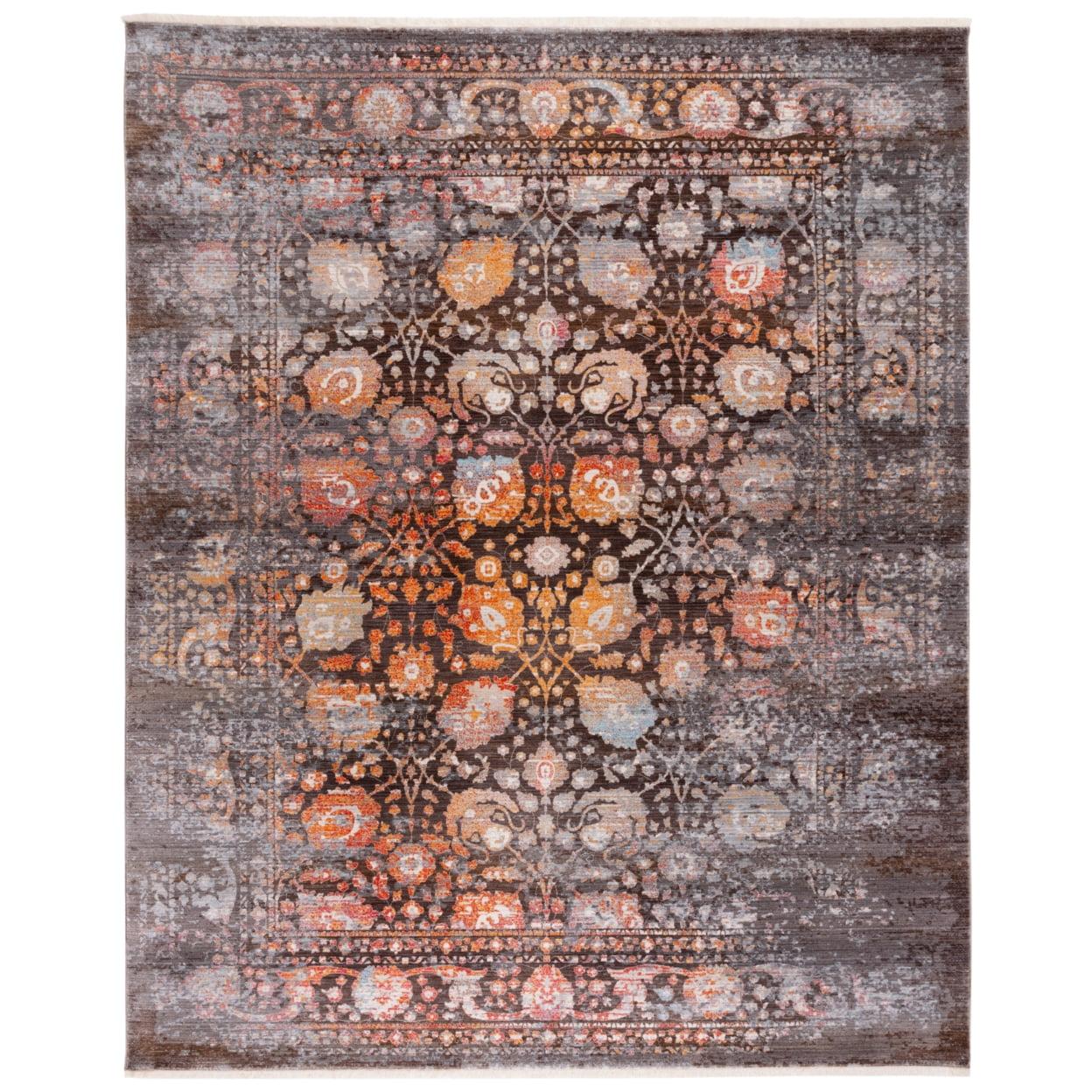 Vintage Persian VTP410 Power Loomed Indoor Area Rug - Brown/Multi - 9'x11'7" - Safavieh.