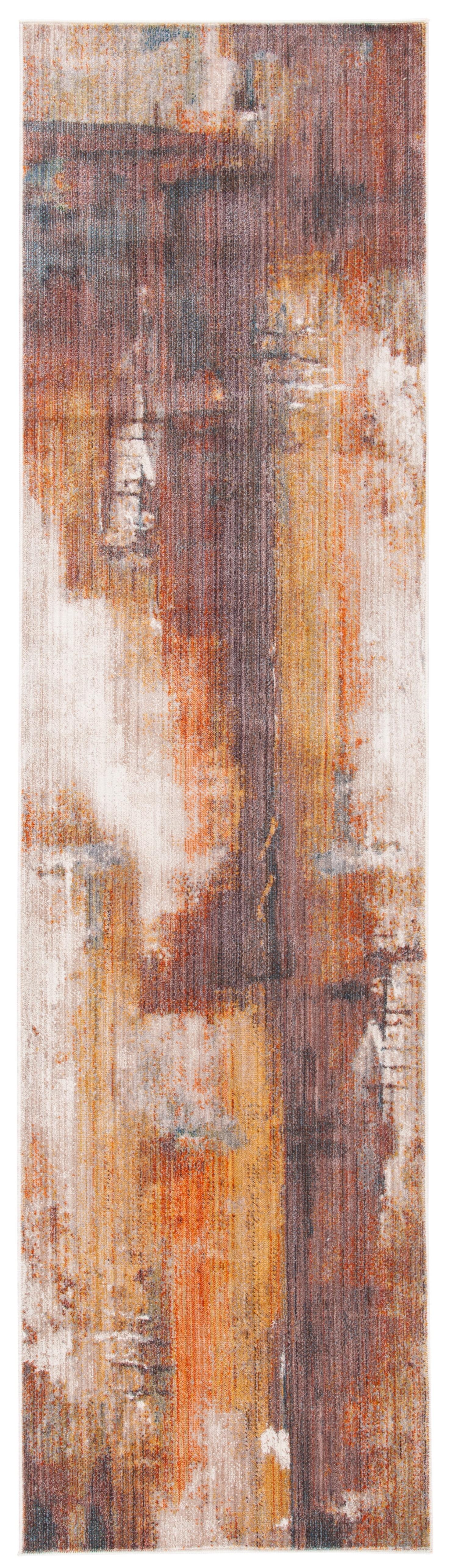 Vintage Persian VTP456 Power Loomed Runner Rug - Rust/Gold - 2'2"x8' - Safavieh.