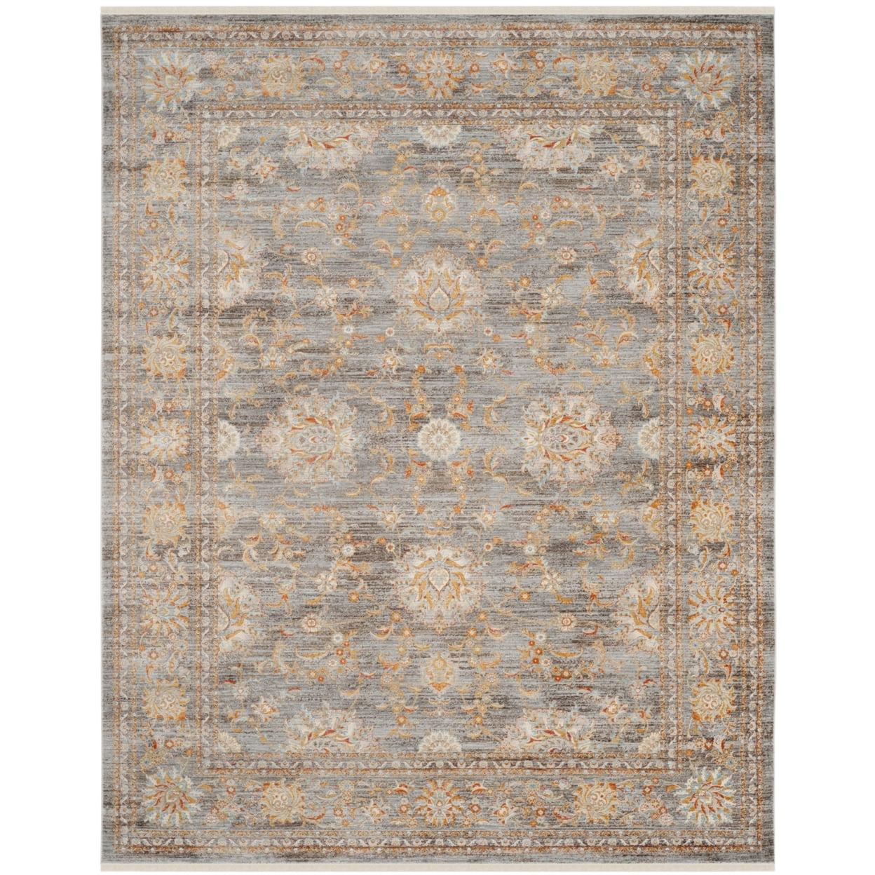 Reversible Multicolor Vintage Persian 6'x9' Easy-Care Rug