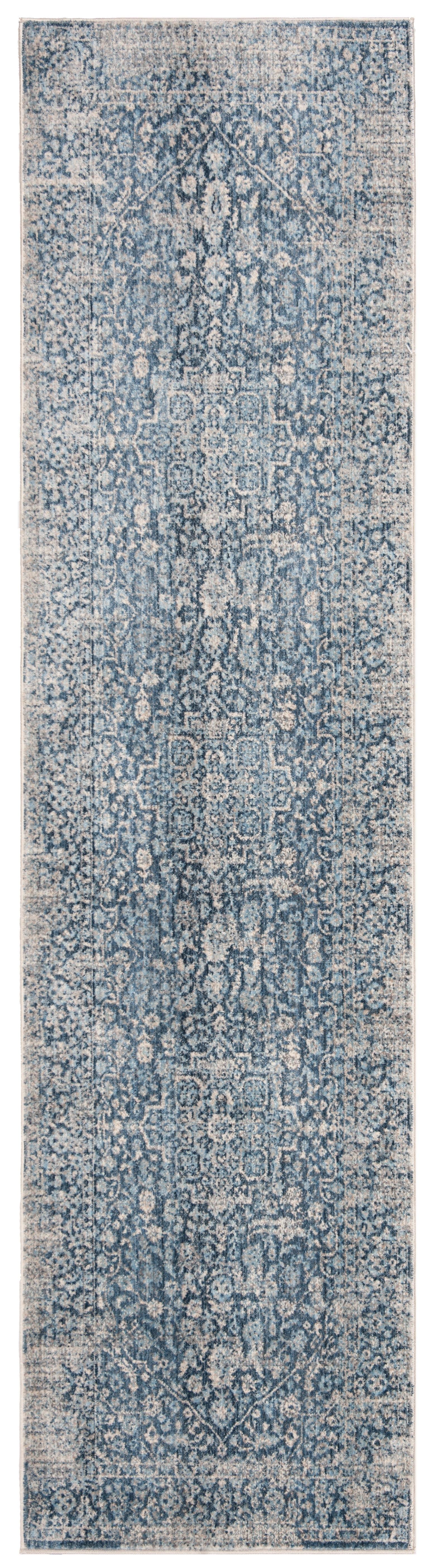 Vintage Persian VTP484 Power Loomed Indoor Accent Rug - Blue/Ivory - 2'x5' - Safavieh