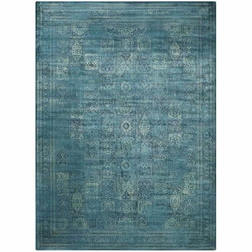 Vintage VTG127 Power Loomed Indoor Area Rug - Turquoise/Multi - 8'9"x11'9" - Safavieh.