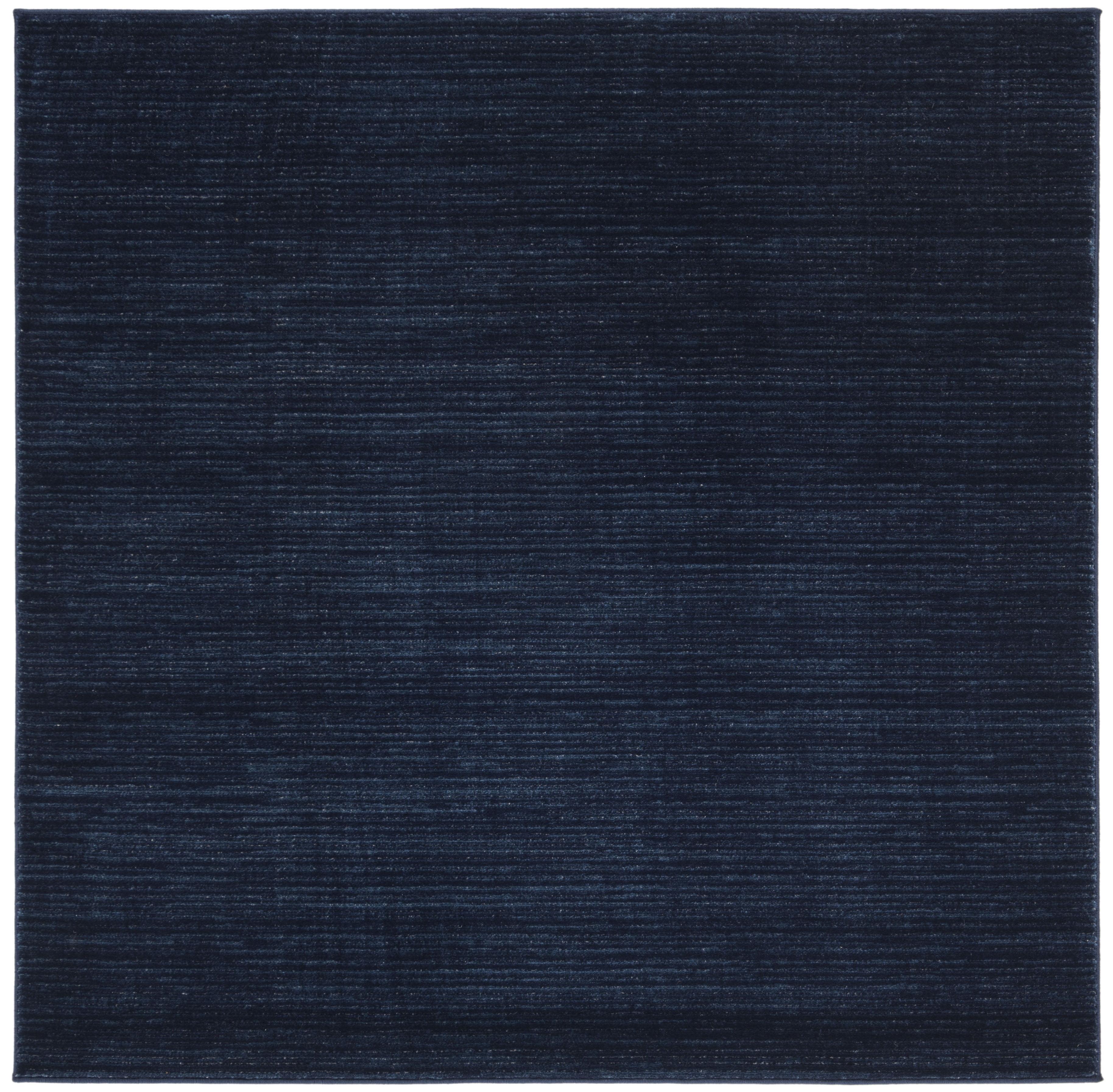 SAFAVIEH Vision Adrasteia Overdyed Solid Area Rug, 10' x 10' Square, Navy