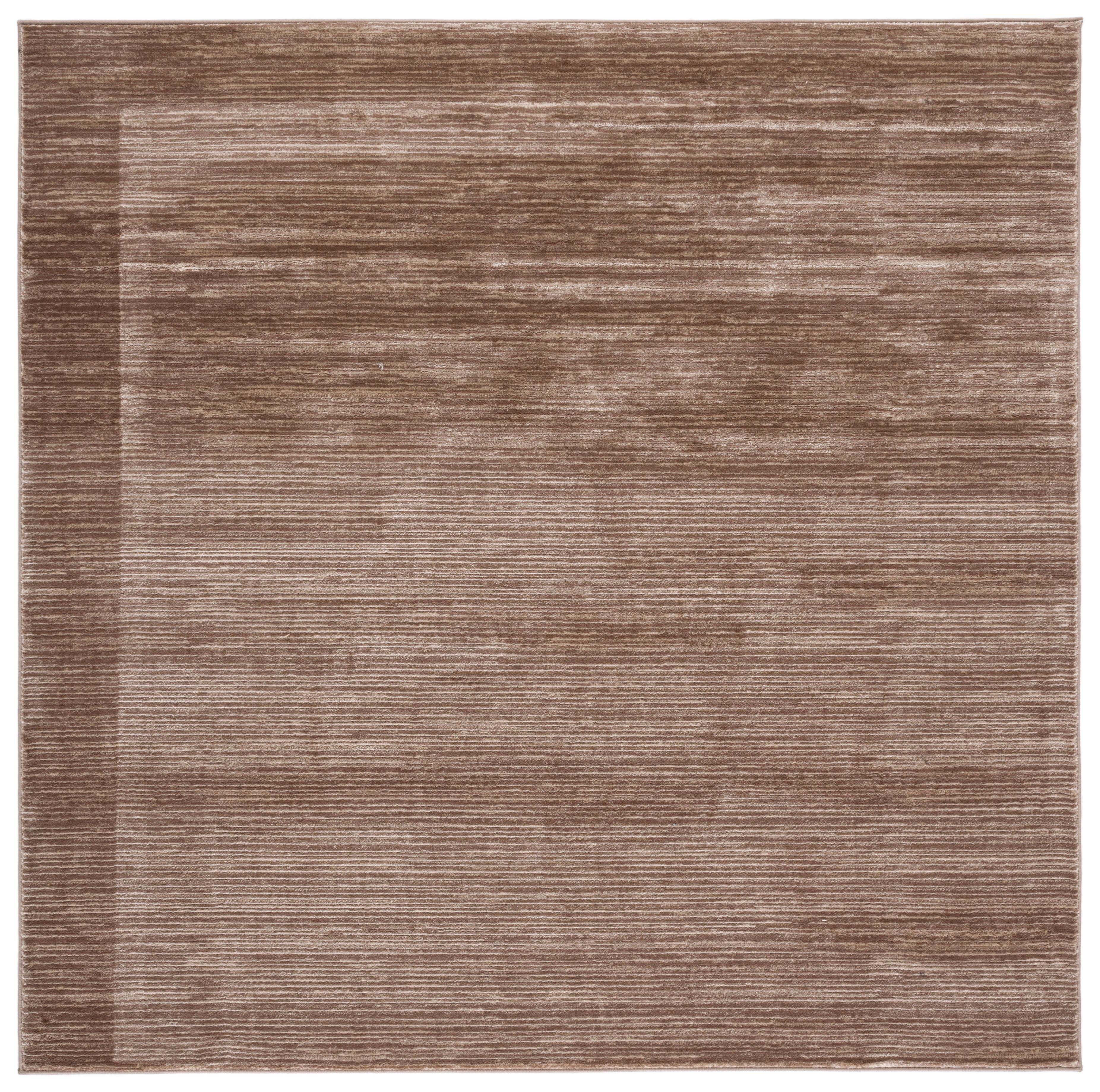 Vision VSN606 Power Loomed Area Rug - Light Brown - 5'x5' - Safavieh.