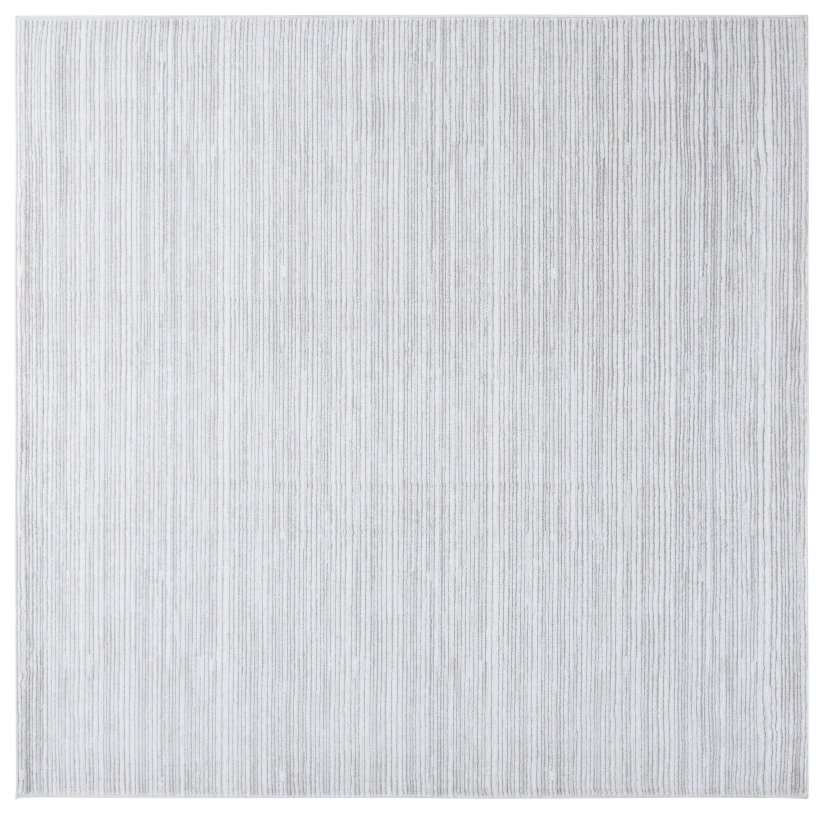 SAFAVIEH Vision Adrasteia Overdyed Solid Area Rug, 6'7" x 6'7" Square, Ivory Grey/-