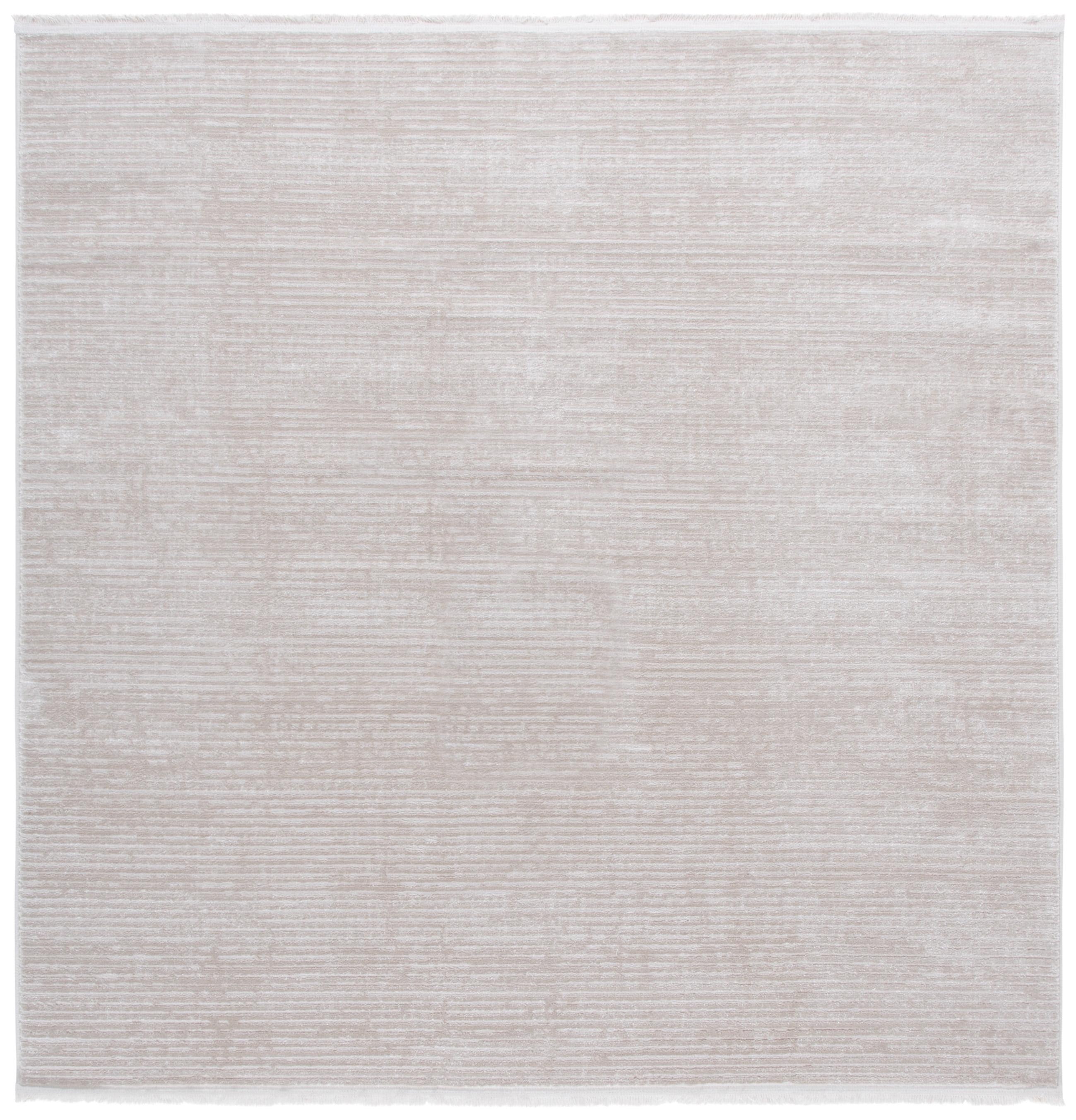 SAFAVIEH Whisper Zoolander Camo Area Rug, Ivory/Beige, 6'7" x 6'7" Square
