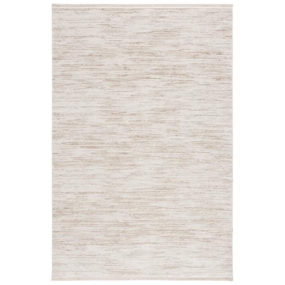 SAFAVIEH Whisper Zoe Solid Area Rug, Beige/Ivory, 6'7" x 6'7" Square