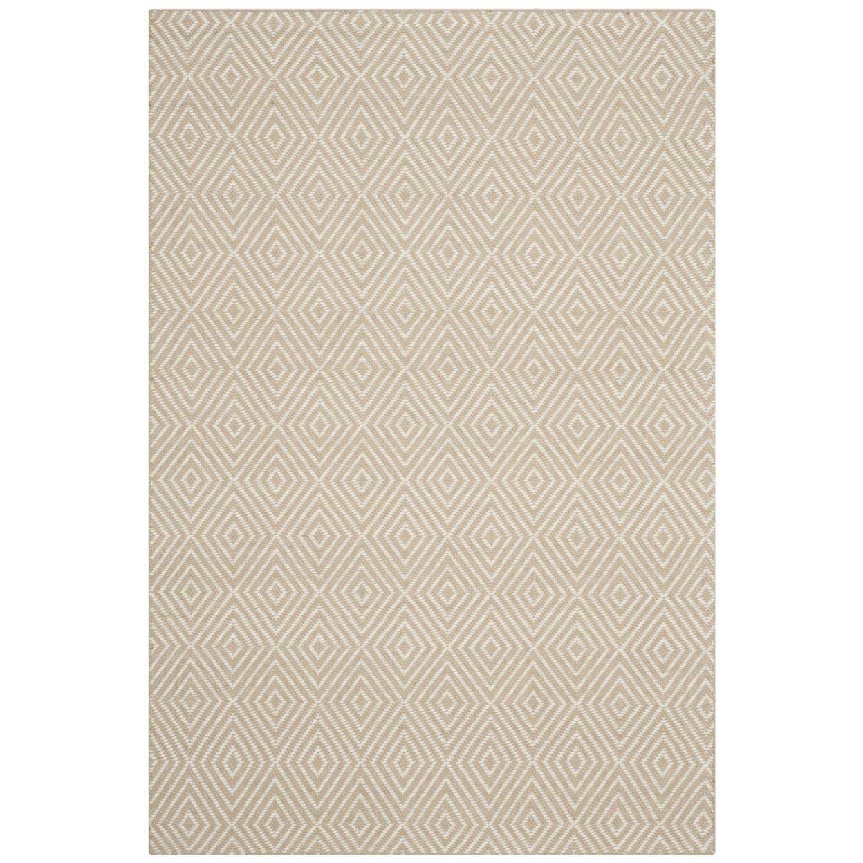 Wilton WIL715 Hand Hooked Area Rug - Beige/Ivory - 4'x6' - Safavieh.
