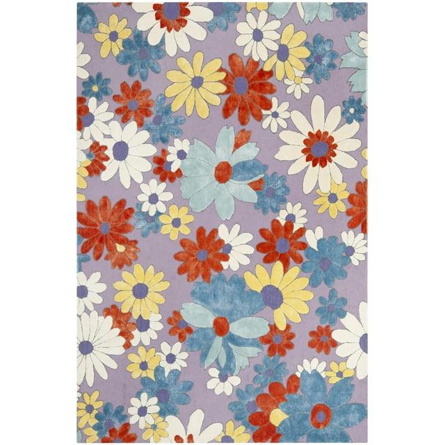 Wilton Hand Tufted Wool & Viscose Floral Rug
