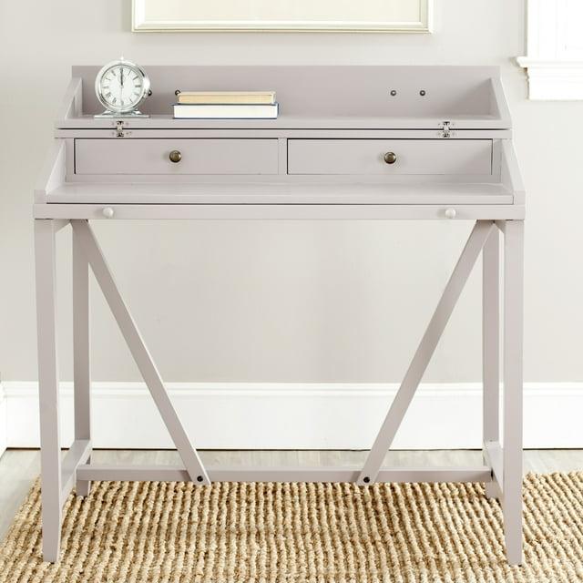 Wyatt Writing Desk With Pull Out - AMH6509 - Quartz Grey - Safavieh Couture