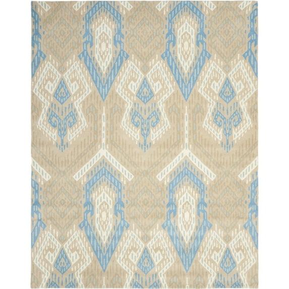 Wyndham WYD373 Hand Tufted Indoor Area Rug - Blue/Ivory - 8'x10' - Safavieh