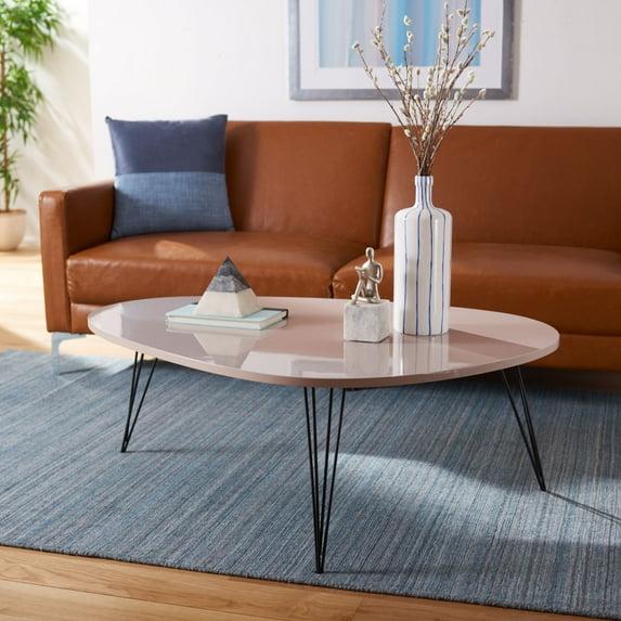 Wynton Coffee Table - Taupe/Black - Safavieh