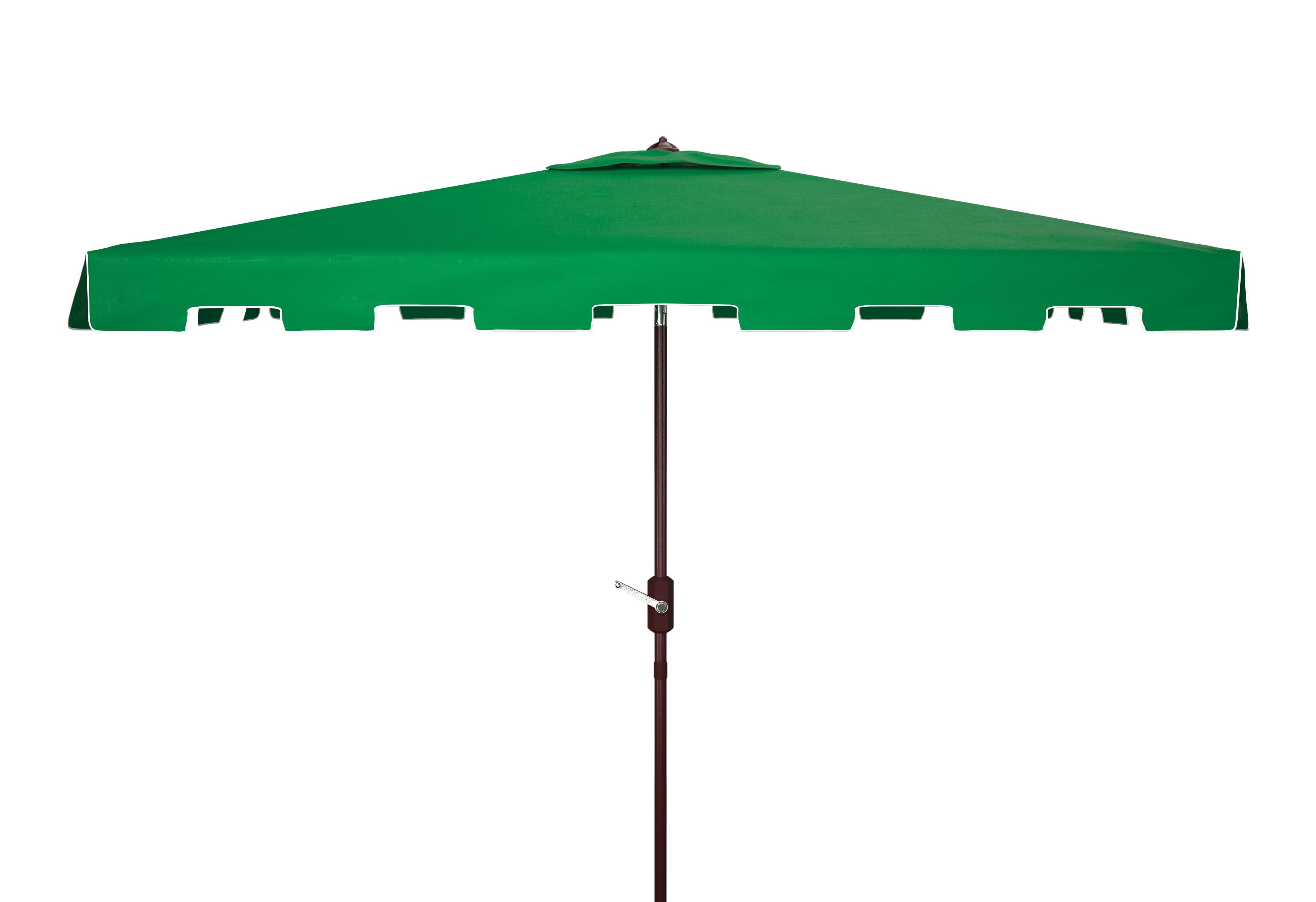 Zimmerman 6.5 X 10 Ft Rectangle Market Patio Outdoor Umbrella  - Safavieh