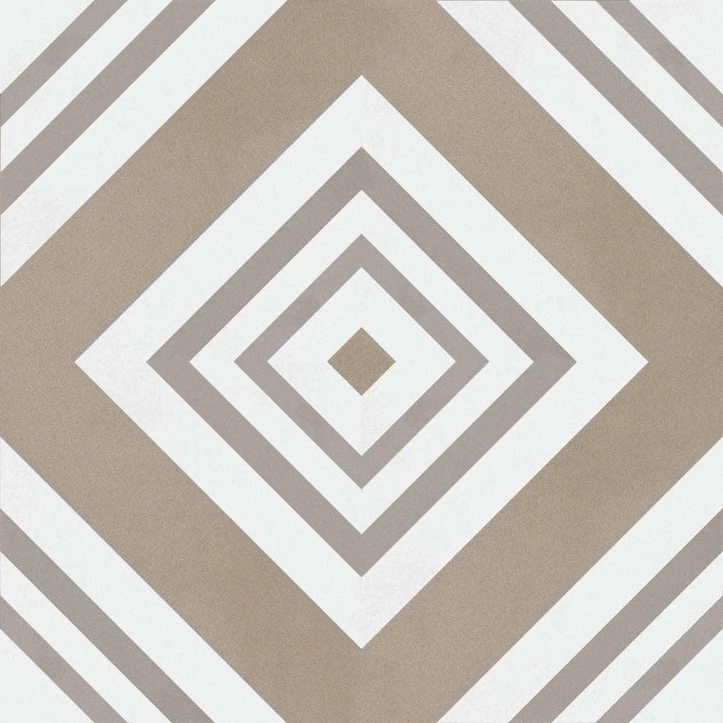 Monaco 8" x 8" Matte Porcelain Patterned Wall and Floor Tile