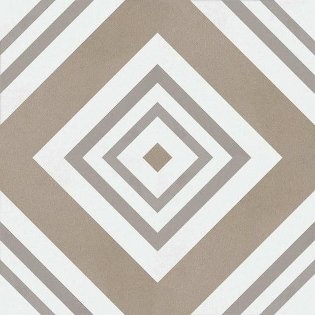 SAMPLE-Bliss 8" x 8" Porcelain Patterned Wall & Floor Tile