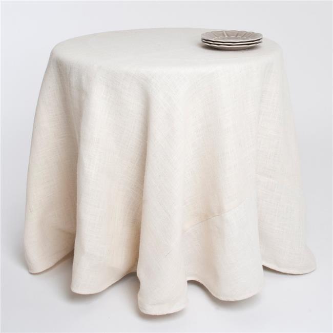 Saro Lifestyle Burlap Jute Tablecloth