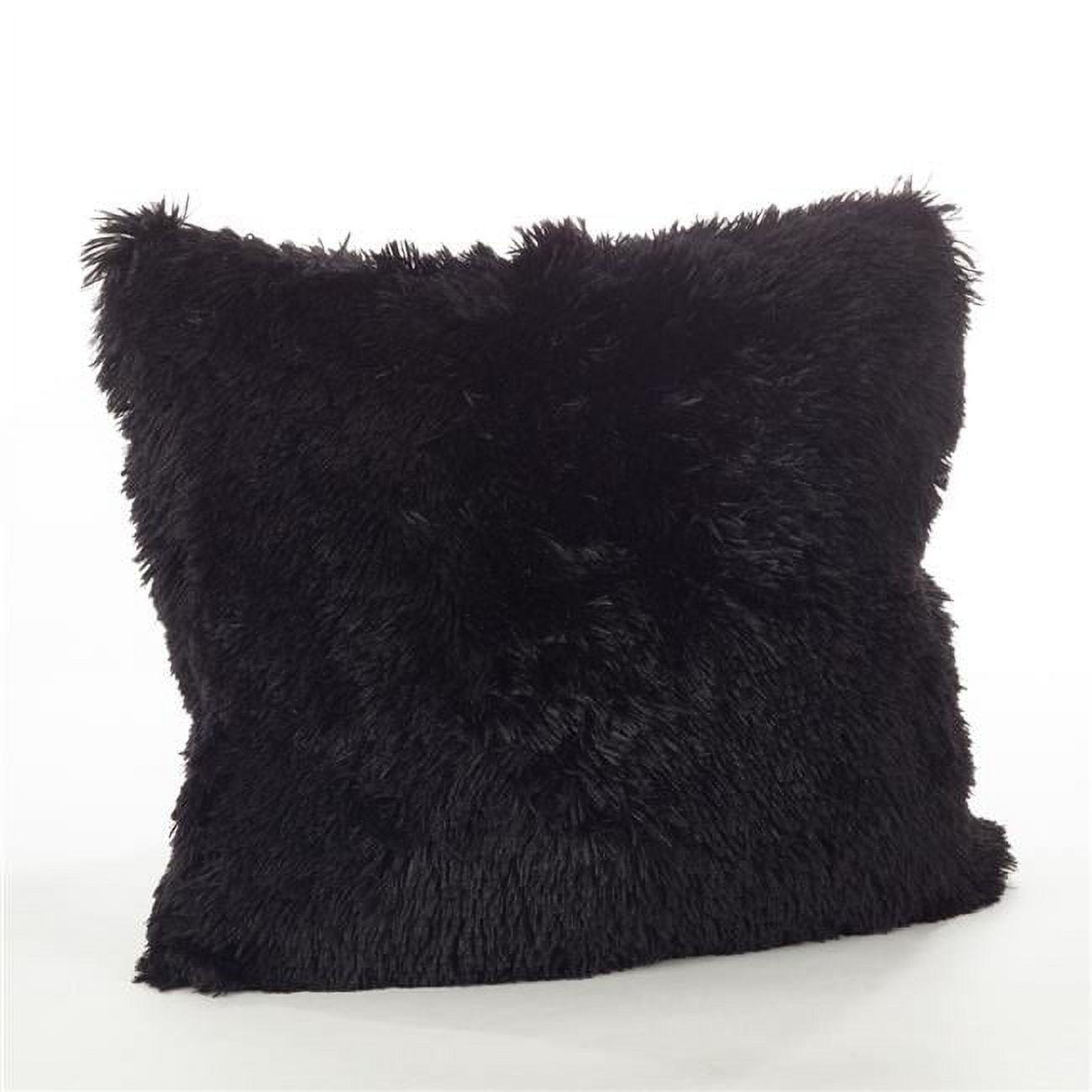 Classic Down-Filled with Faux Fur Design Throw Pillow - Saro Lifestyle