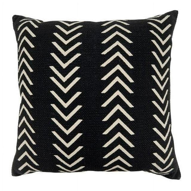 Saro Adah Collection Geometric Cotton Throw Pillow