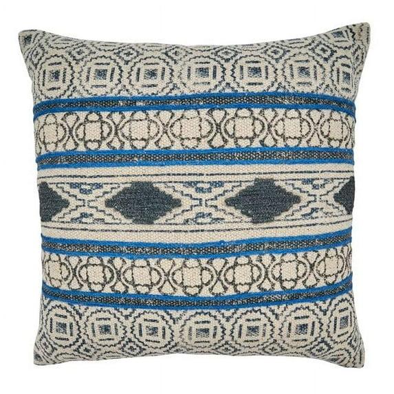 Ridgewater Collection Appliqued Cotton Throw Pillow