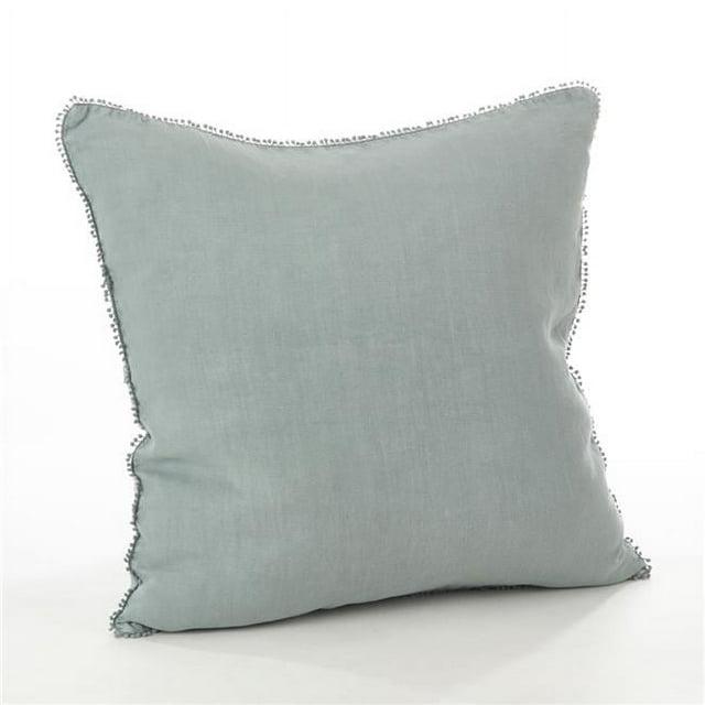 Leona Ruffled Linen Reversible Throw Pillow