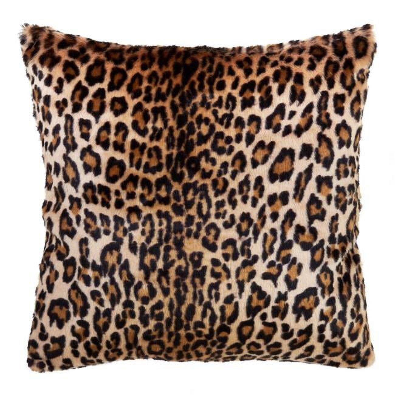 Guépard Design Animal Print Throw Pillow