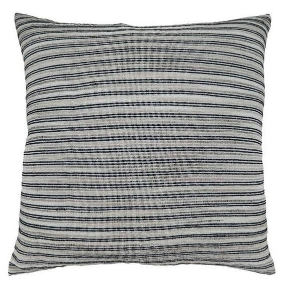 Saro Ginevra Striped Cotton Blend Pillow Cover