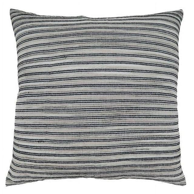 Saro Ginevra Striped Cotton Blend Pillow Cover