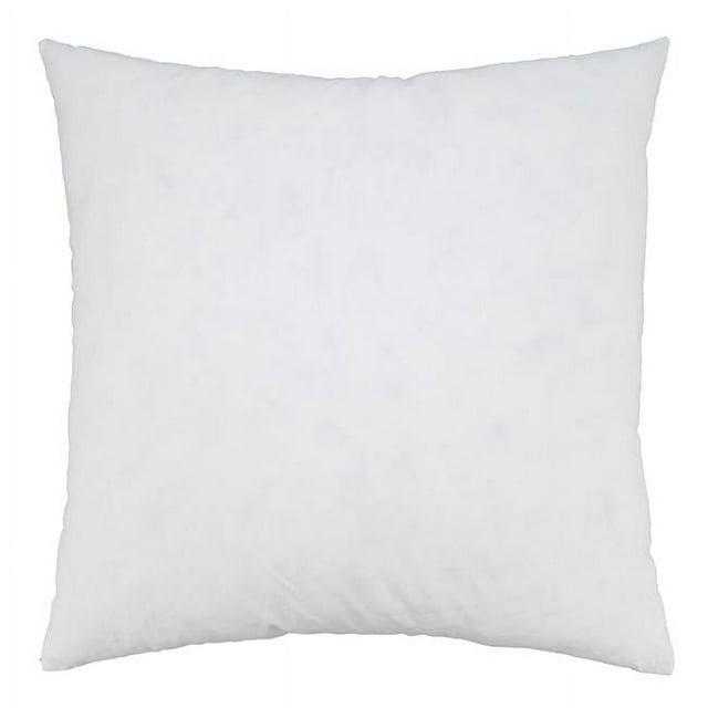 SARO FLRDF.W21S 21 x 21 in. Duck Feather Pillow Insert  White