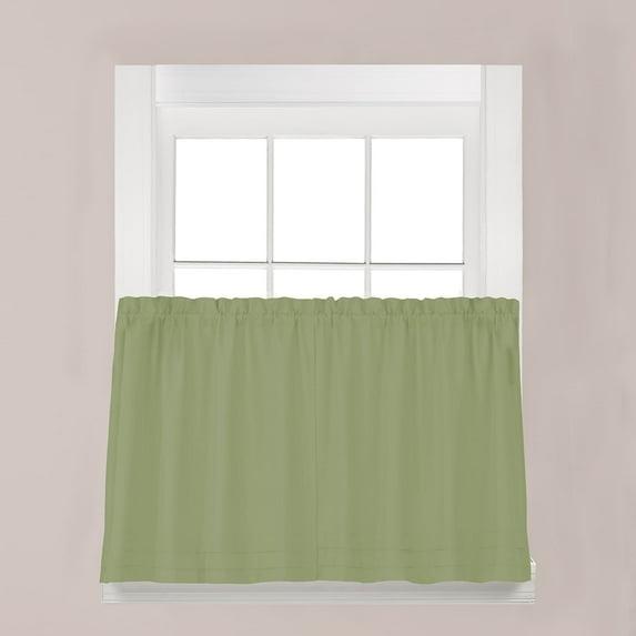 SATURDAY KNIGHT LTD Rod Pocket Light Filtering Valances, 57 in x 45 in 2 Panels