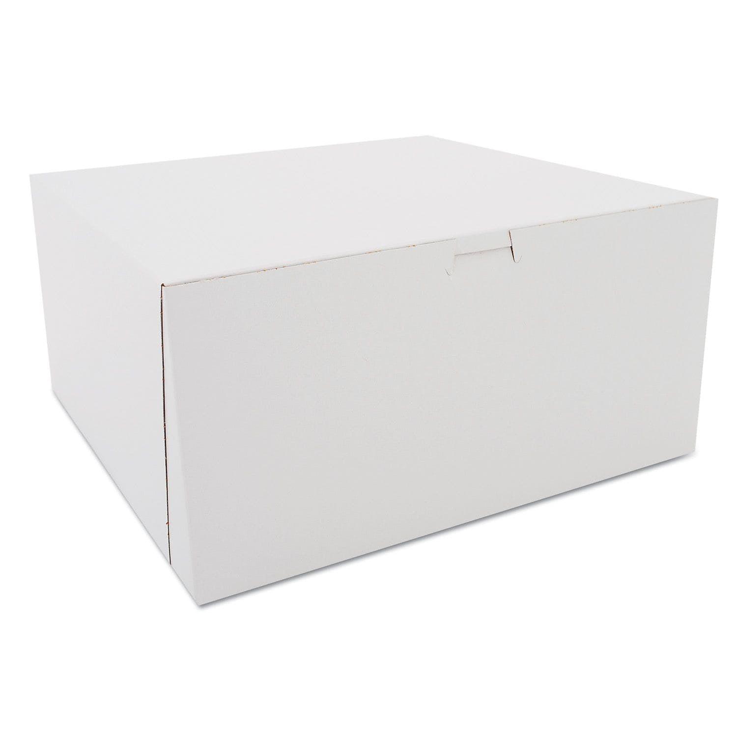 White Paperboard 12 x 12 x 6 Bakery Boxes