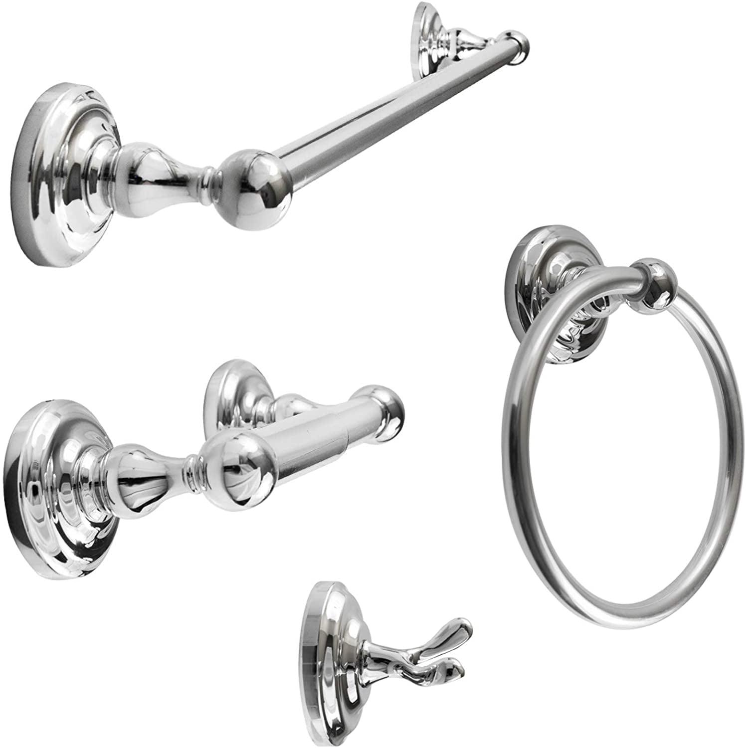 Robiki 4 - Piece Bathroom Hardware Set