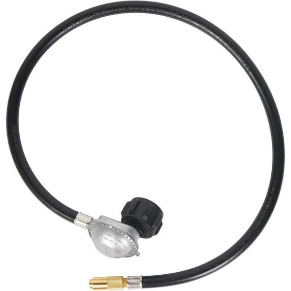 SHINESTAR 3 Feet Propane Adapter Hose with Regulator for Blackstone 17 & 22" Tabletop Griddles Gas  Grill Hose for Propane Tank 1 lb to 20 lb
