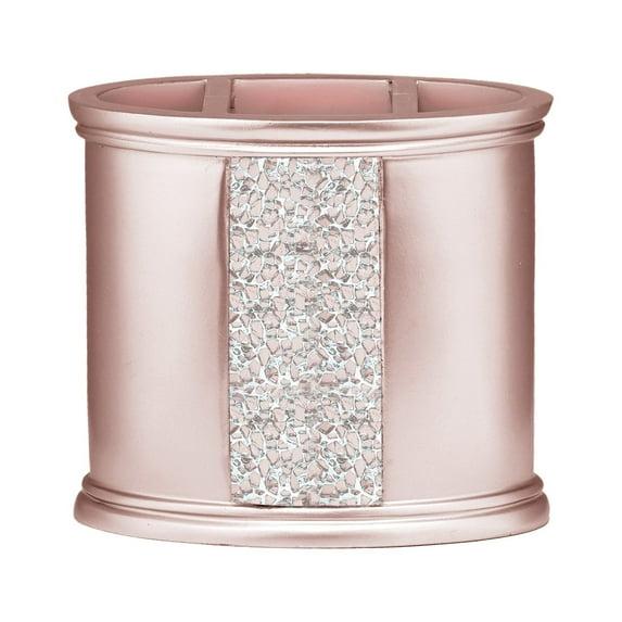 Bath Blush Sinatra Bath Decor Accessories, Premium, Durable, Acrylic Resin, Eco-Friendly Toothbrush Holder (4"H x 5"W x 1"D)