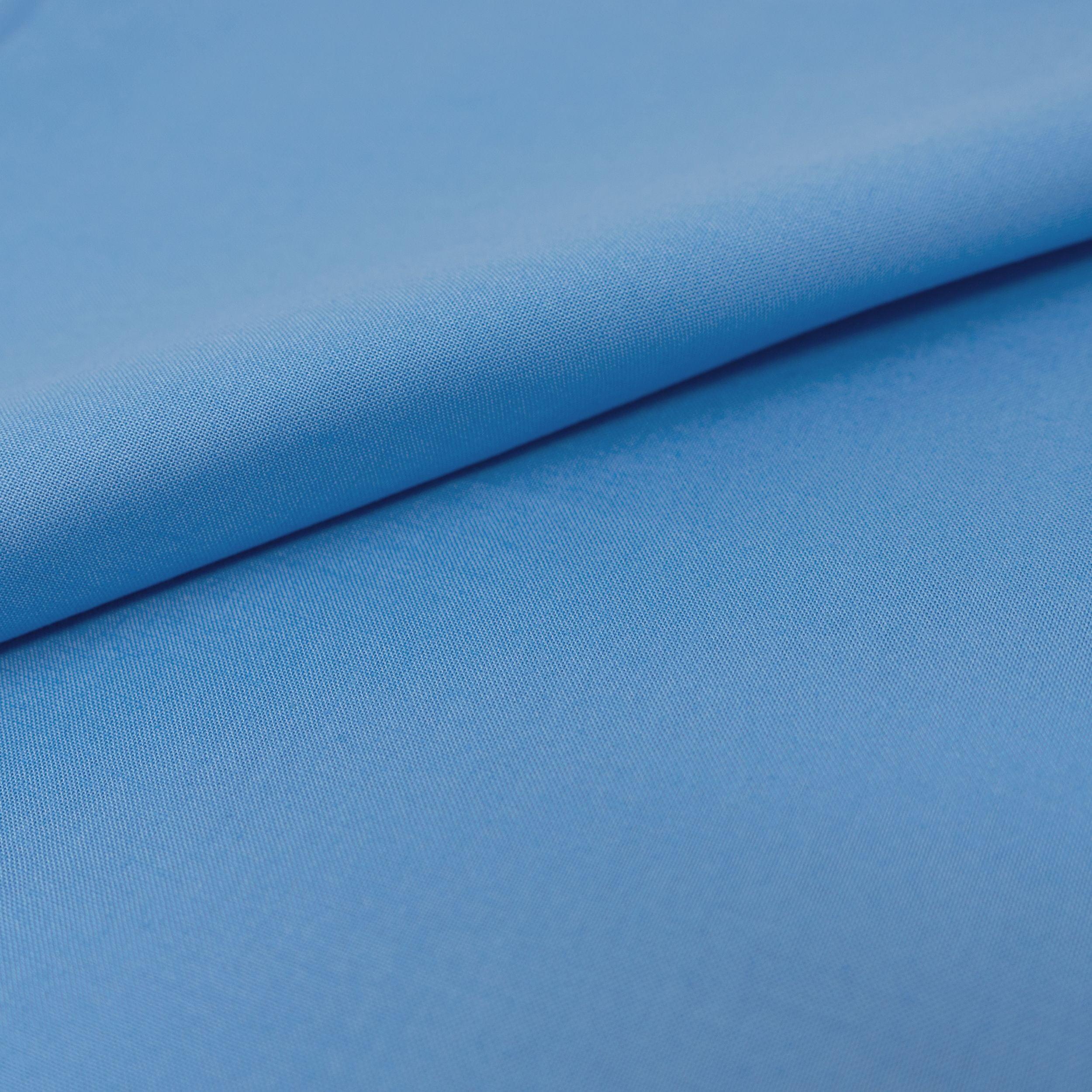 Singer Blue 100% Cotton Quilted Fabric by the Yard